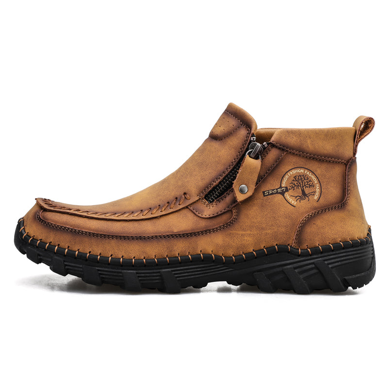 Men's Orthopedic Outdoor Tooling Boots with Slip-Resistant Sole
