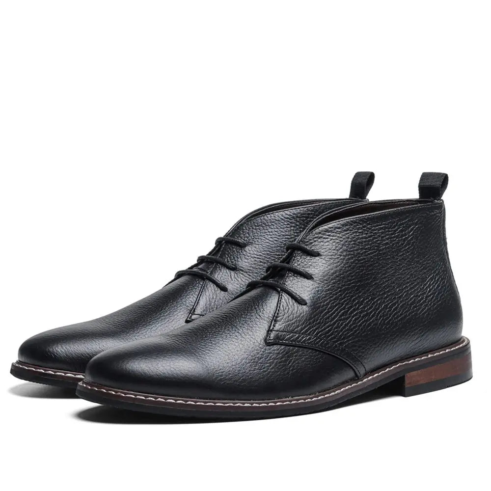 Men's Hand-Polished Ankle Dress Boots