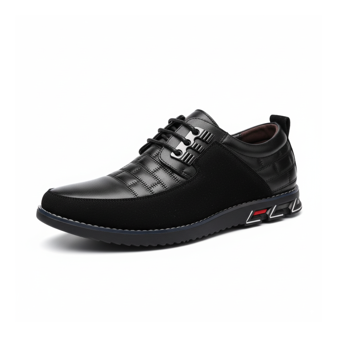 Men's Polished Lace-Up Dress Shoes for Comfort and Style