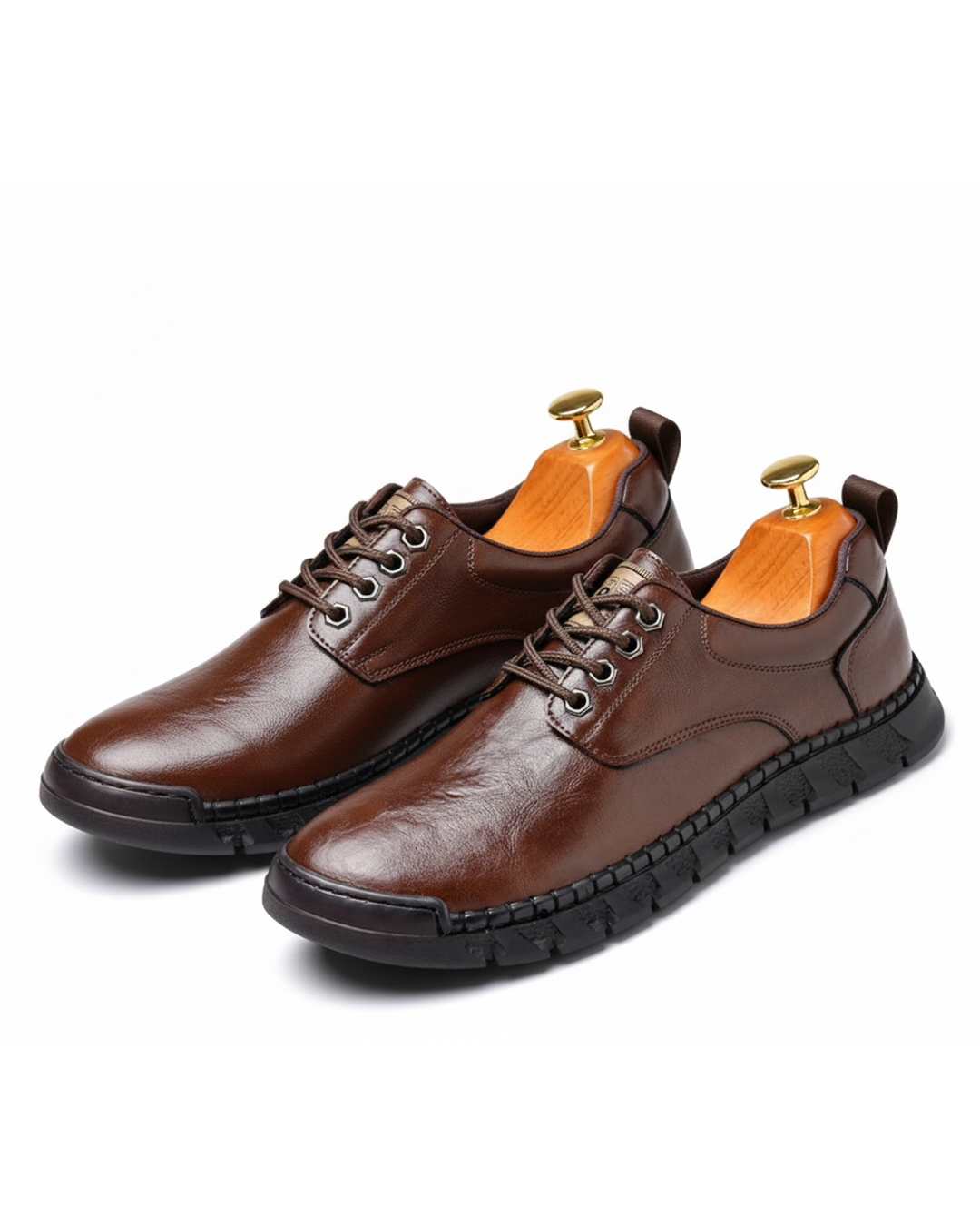 Men's Full-Grain Polished Hybrid Dress Shoes