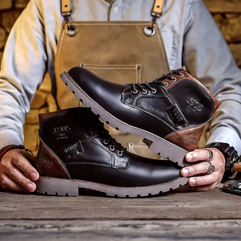 Men's Cushioned Supportive Boots for Casual and Formal Wear