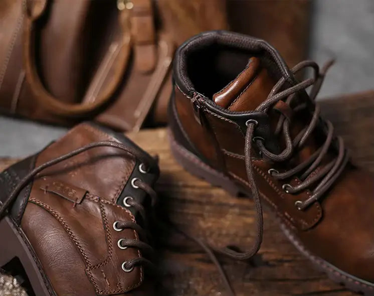 Men's Cushioned Supportive Boots for Casual and Formal Wear