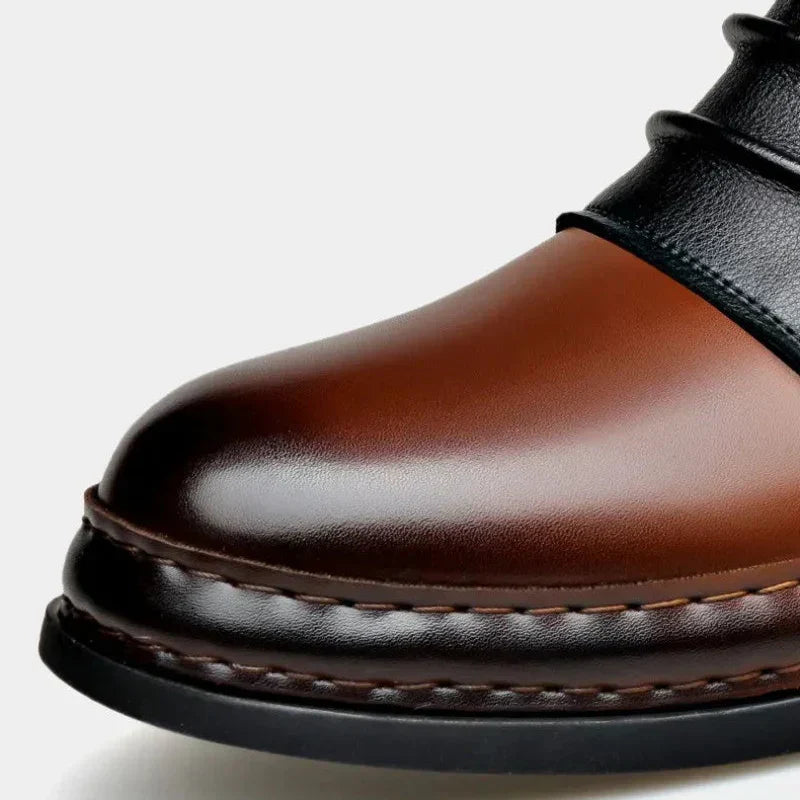 Men's Premium Ankle Boots with Adjustable Buckle and Orthopedic Sole