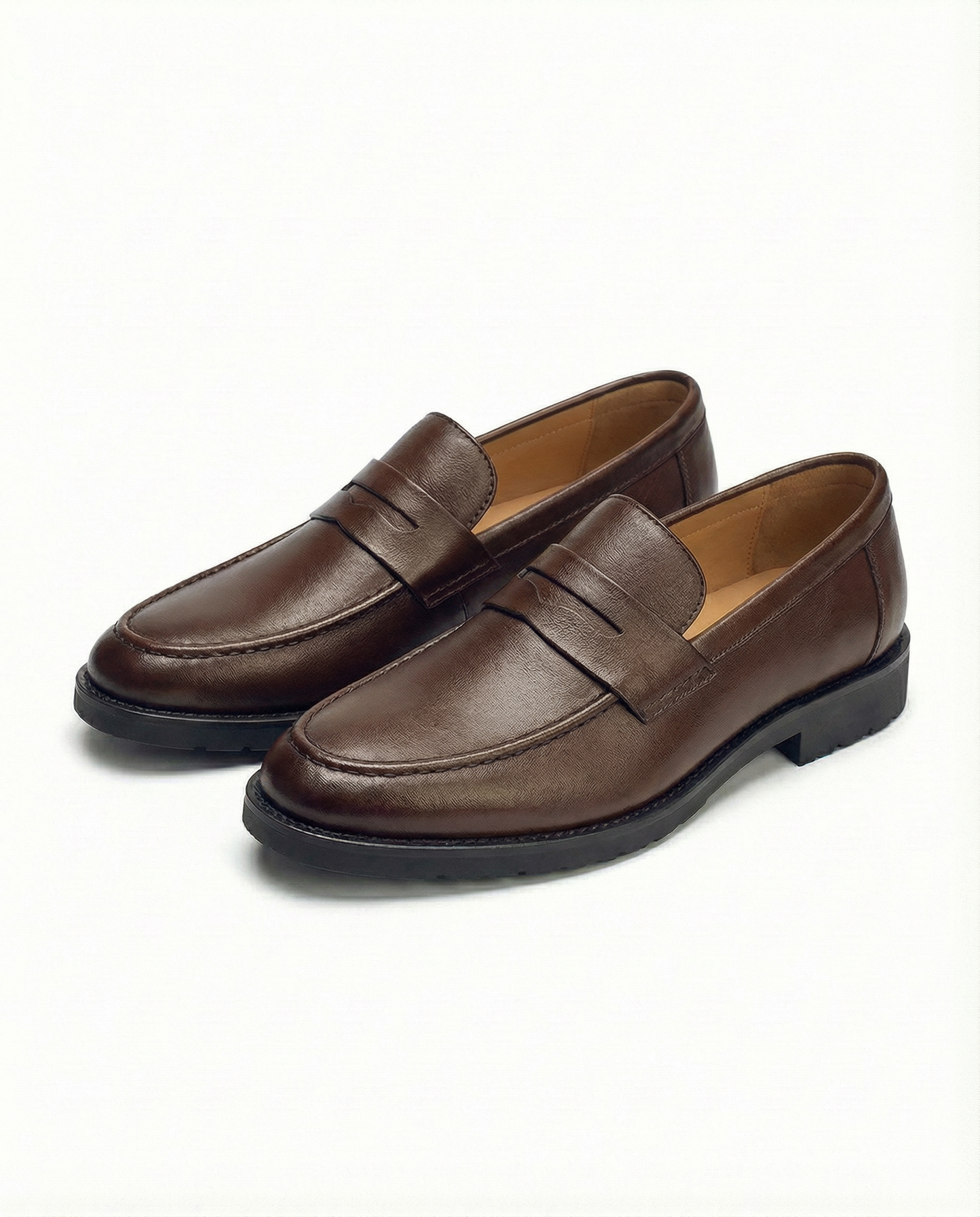 Men's Premium Slip-On Loafers with Hand-Finished Stitching