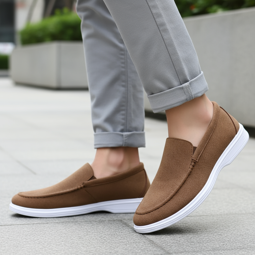 Men's Premium Cushioned Loafers in Modern Low-Cut Design