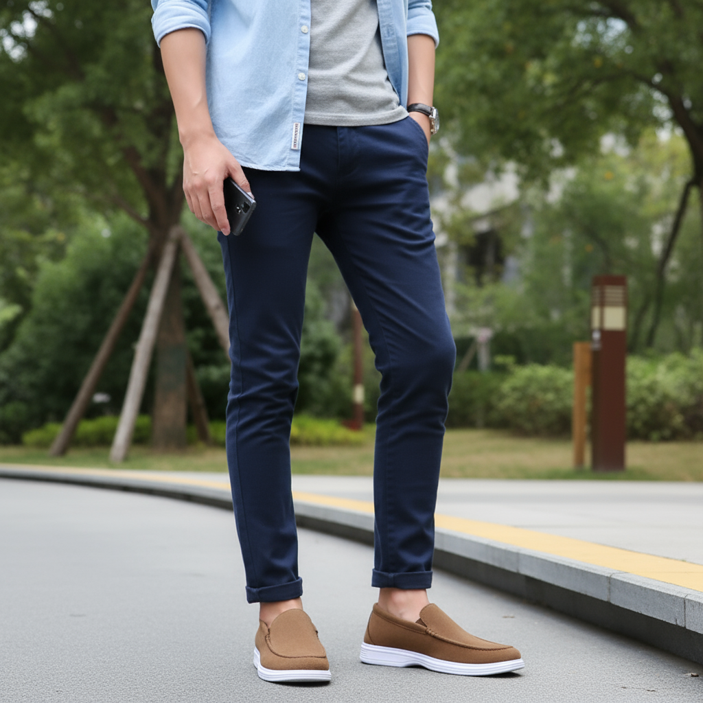 Men's Premium Cushioned Loafers in Modern Low-Cut Design
