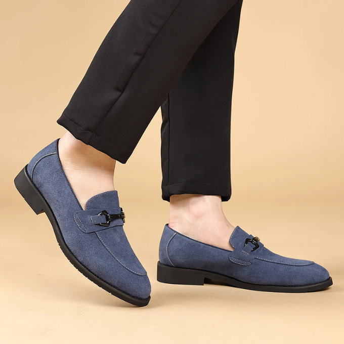 Men's Premium Slip-On Loafers with Metal Bit Detail