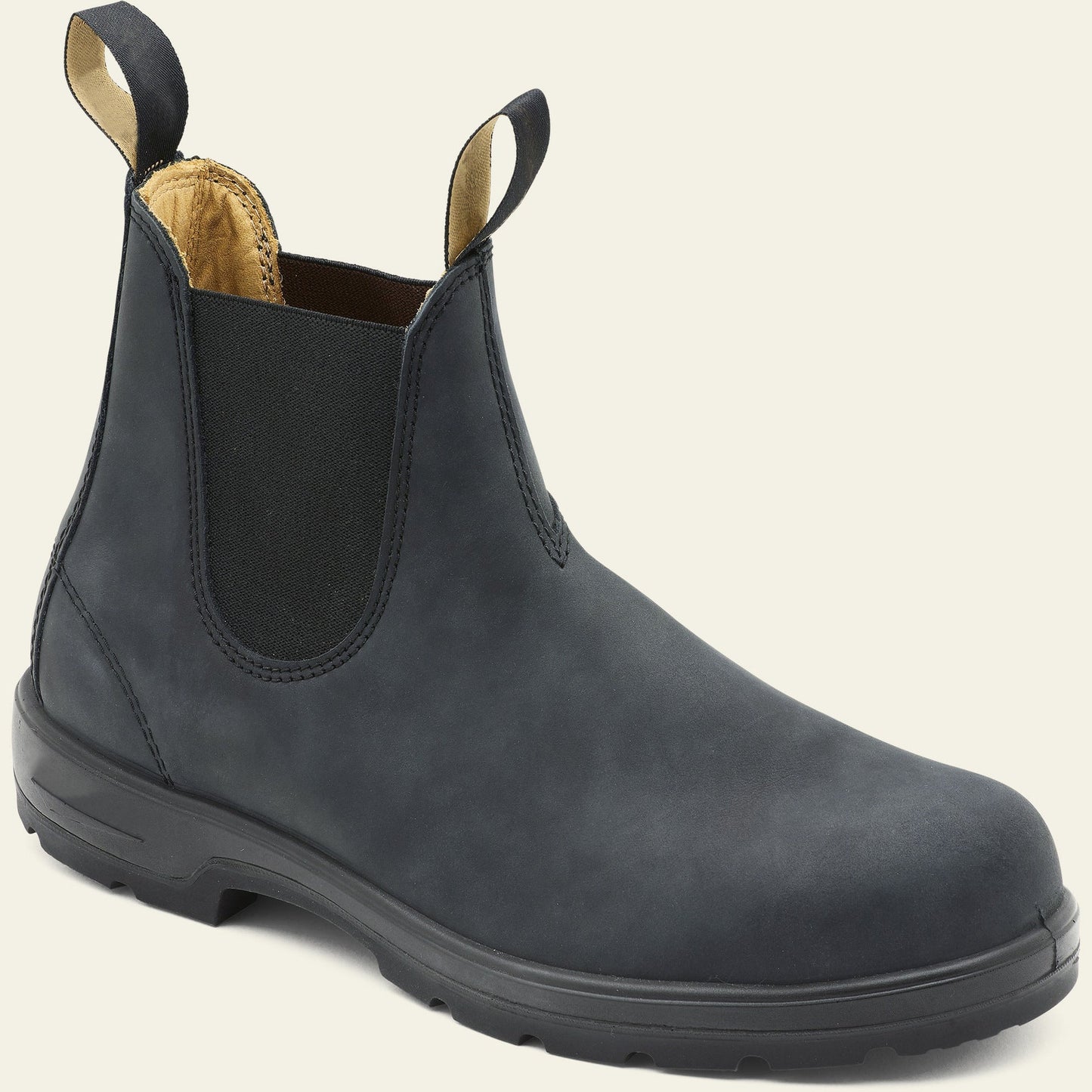 Men's Premium Leather Chelsea Boots with Pull Tab