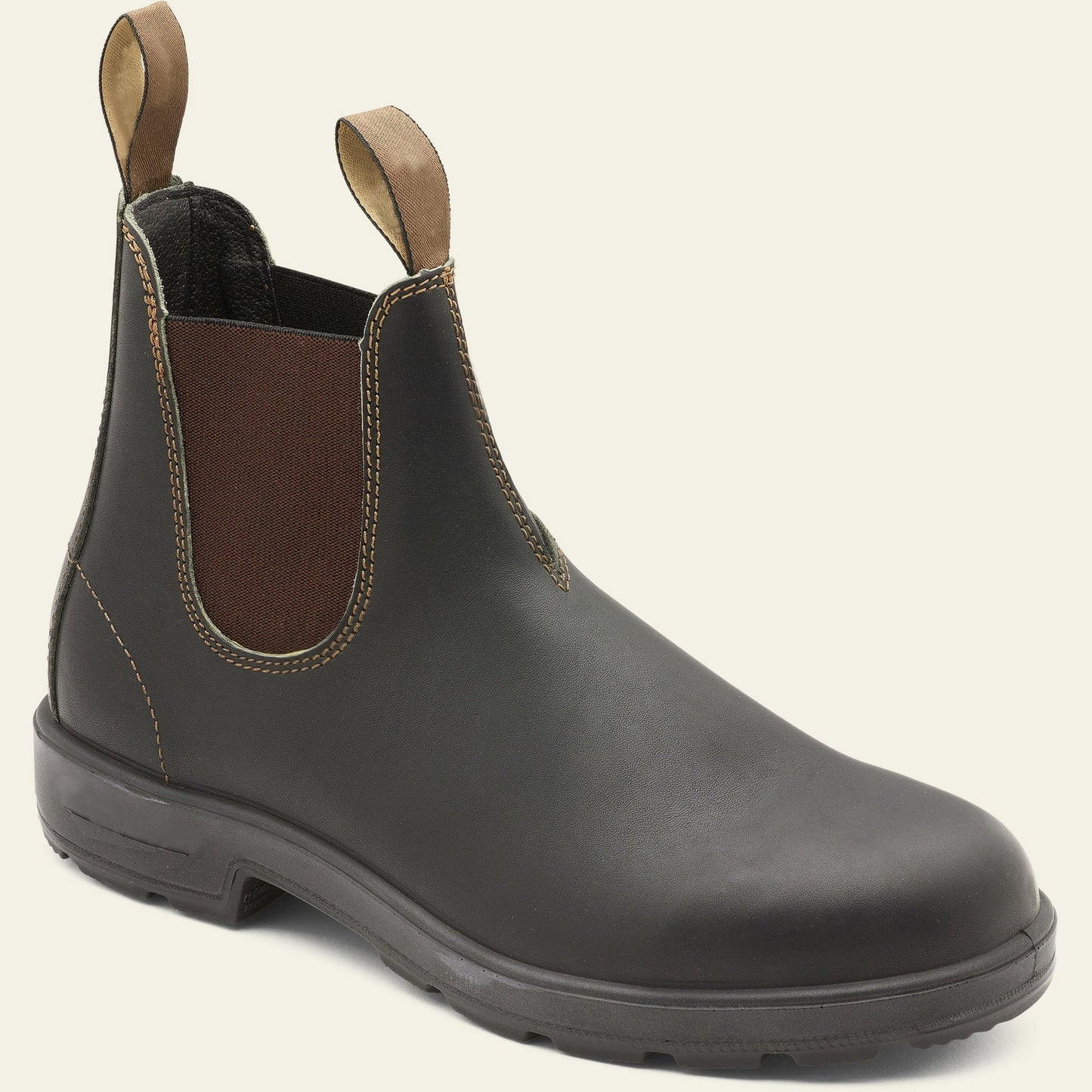 Men's Premium Leather Chelsea Boots with Pull Tab