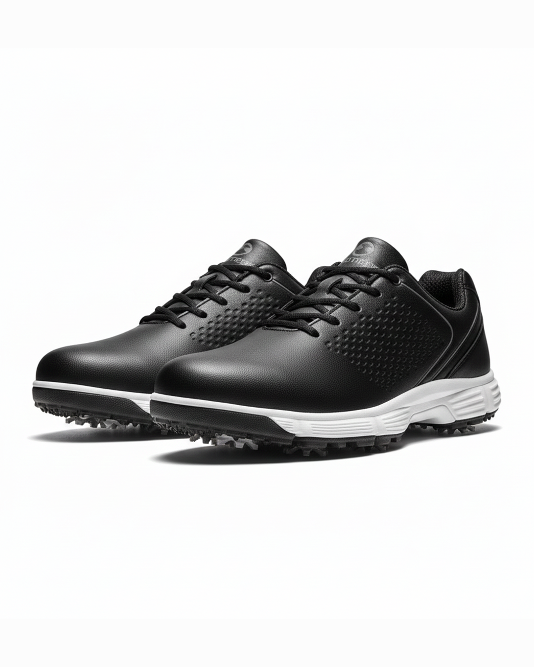 Men's Lightweight Water-Resistant Spiked Golf Shoes