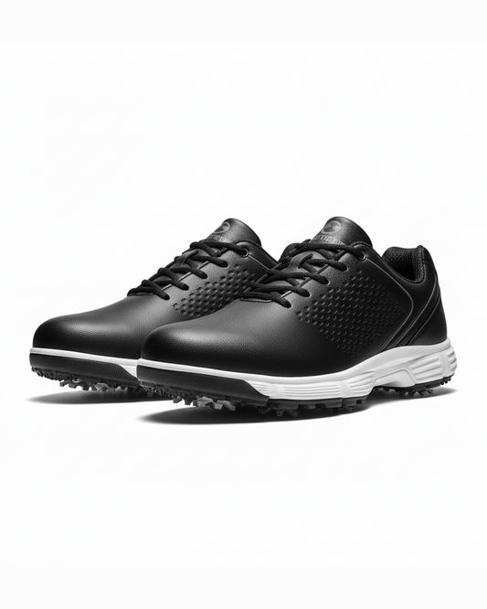 Men's Lightweight Water-Resistant Spiked Golf Shoes