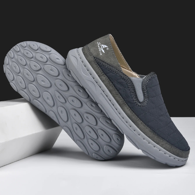 Men's Quilted Slip-On Comfort Shoes