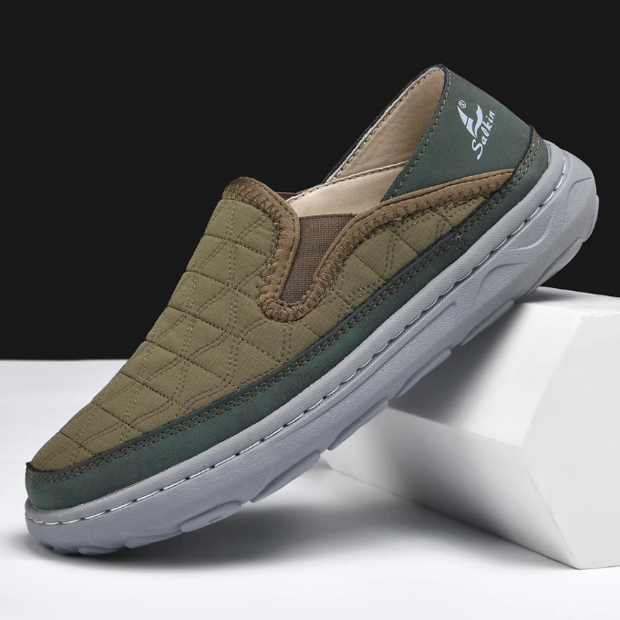 Men's Quilted Slip-On Comfort Shoes