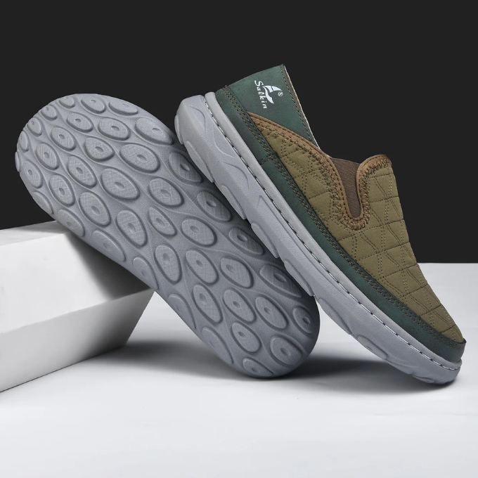 Men's Quilted Slip-On Comfort Shoes