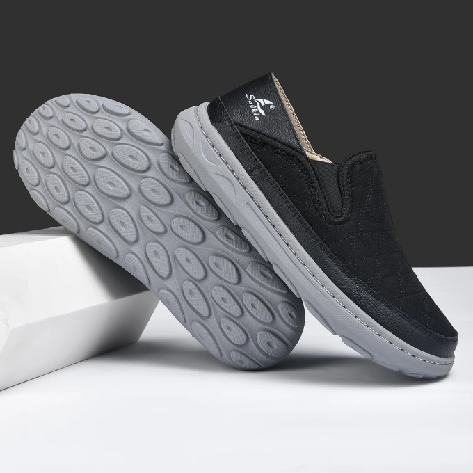 Men's Quilted Slip-On Comfort Shoes