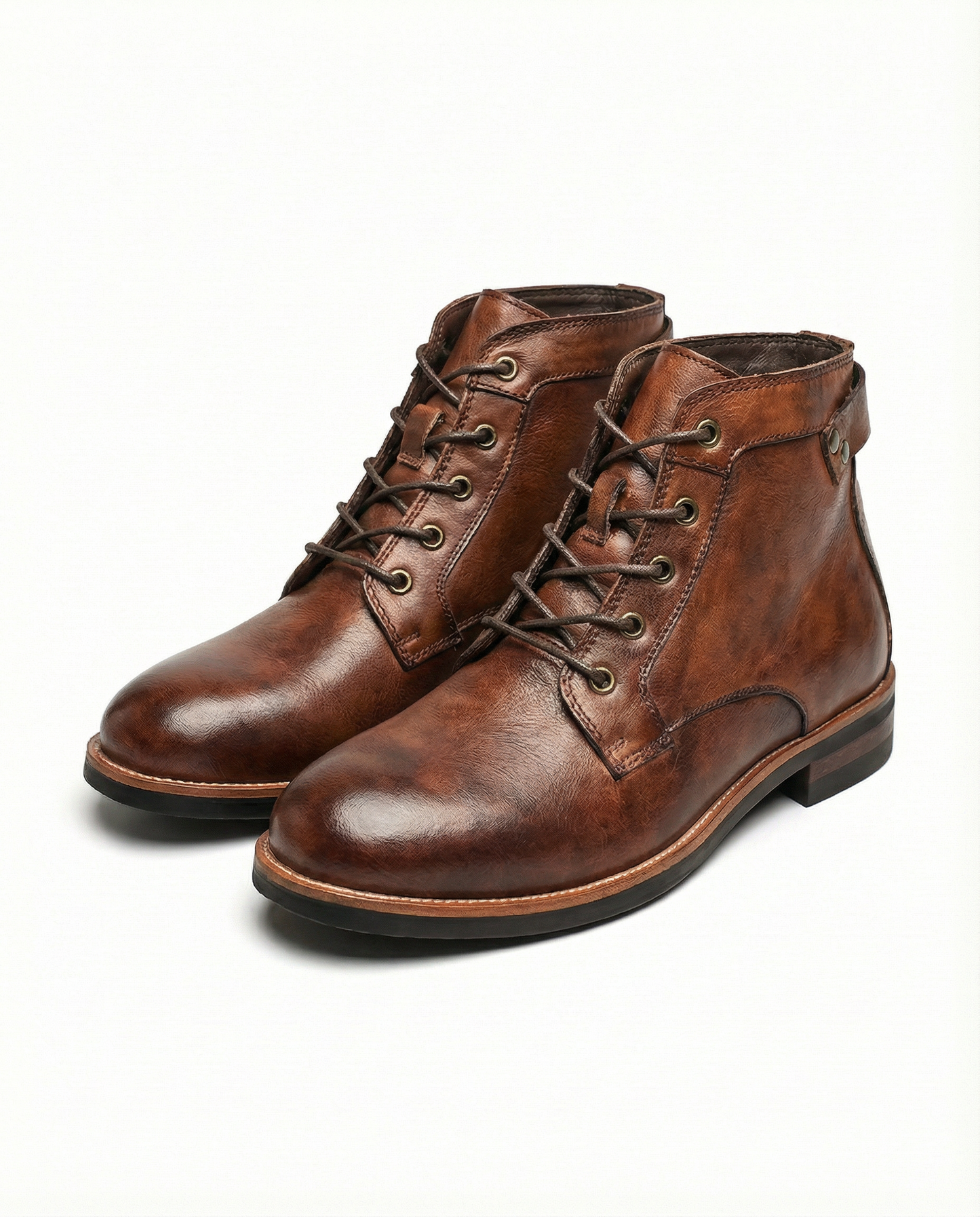 Full-Grain Leather Work Boots for Men - Durable & Comfortable