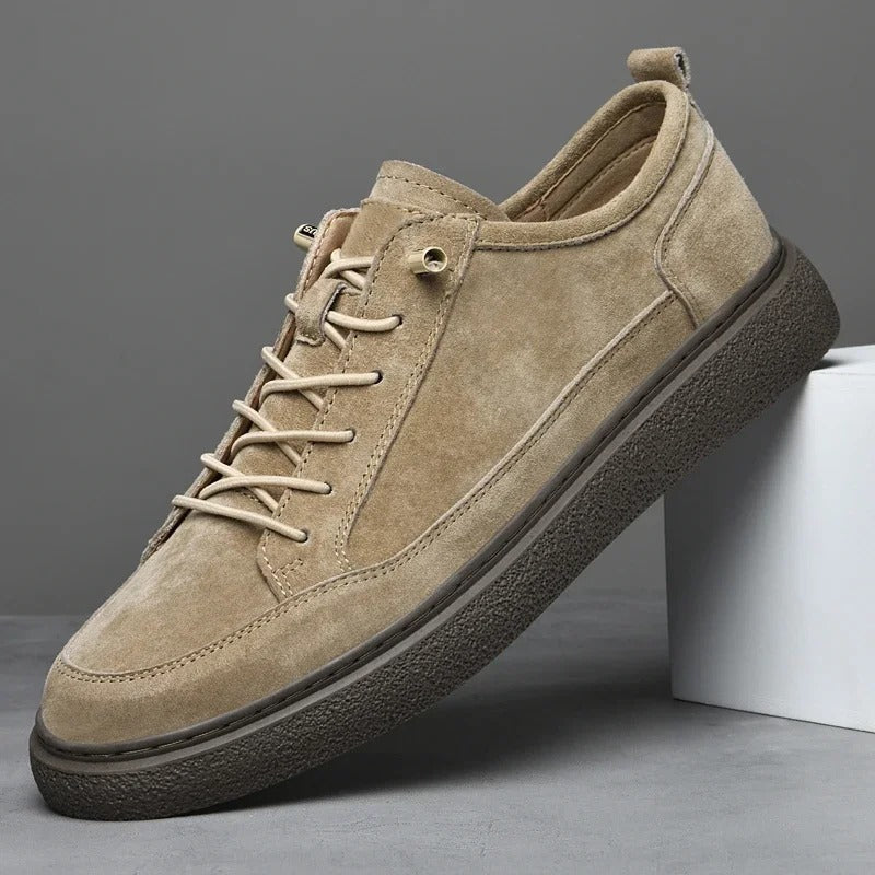 Men's Low-Top Sneakers with Cushioned Comfort and Grippy Sole