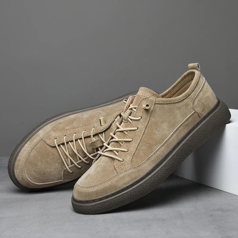 Men's Low-Top Sneakers with Cushioned Comfort and Grippy Sole