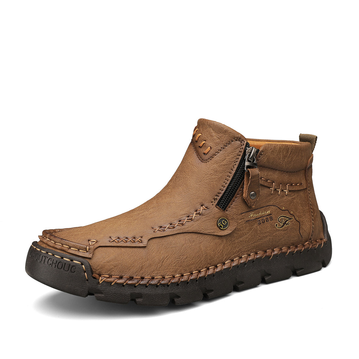Men's Breathable Zipper Outdoor Boots