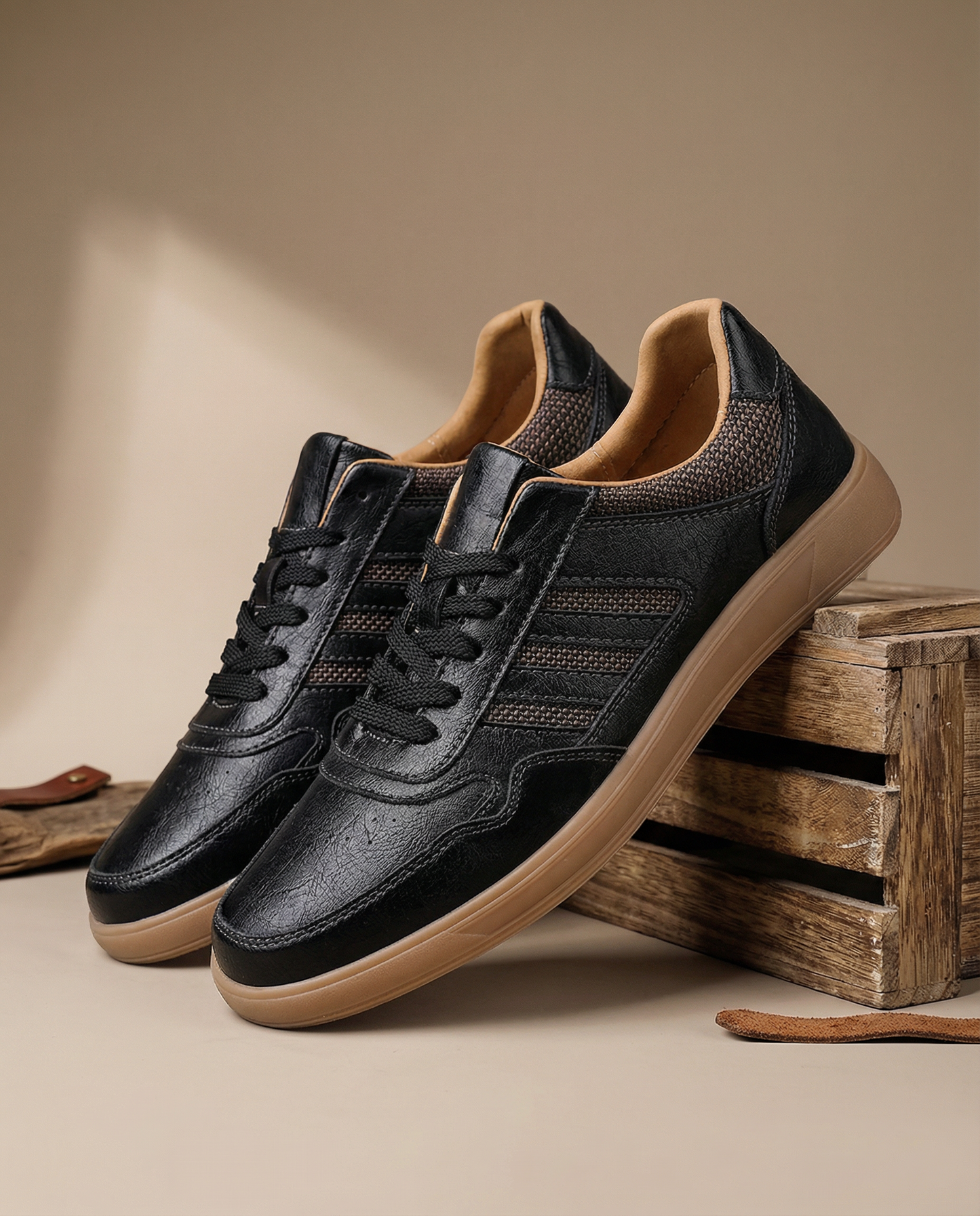 Men's Premium Comfort Trainers with Cushioned Rubber Outsole