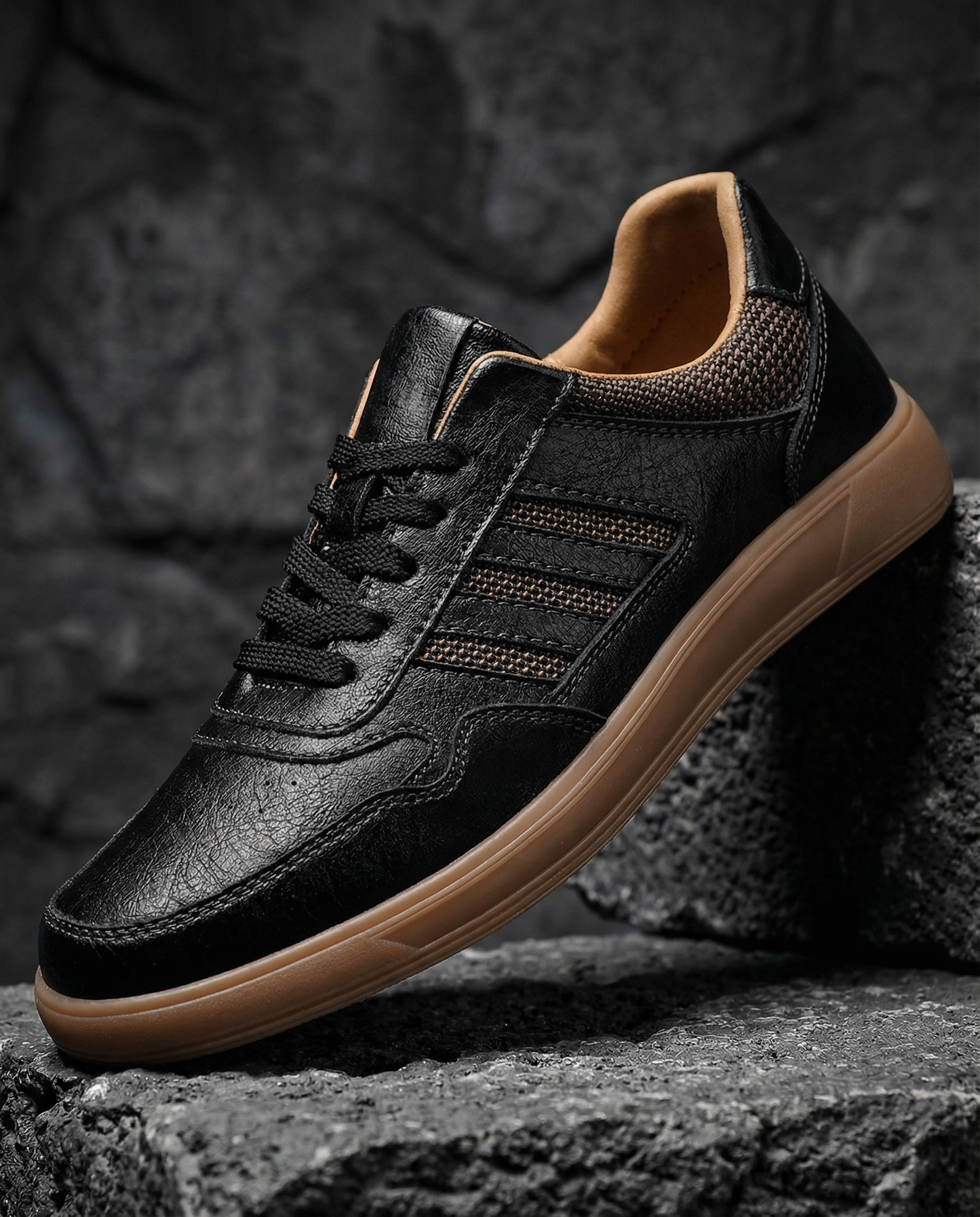 Men's Premium Comfort Trainers with Cushioned Rubber Outsole