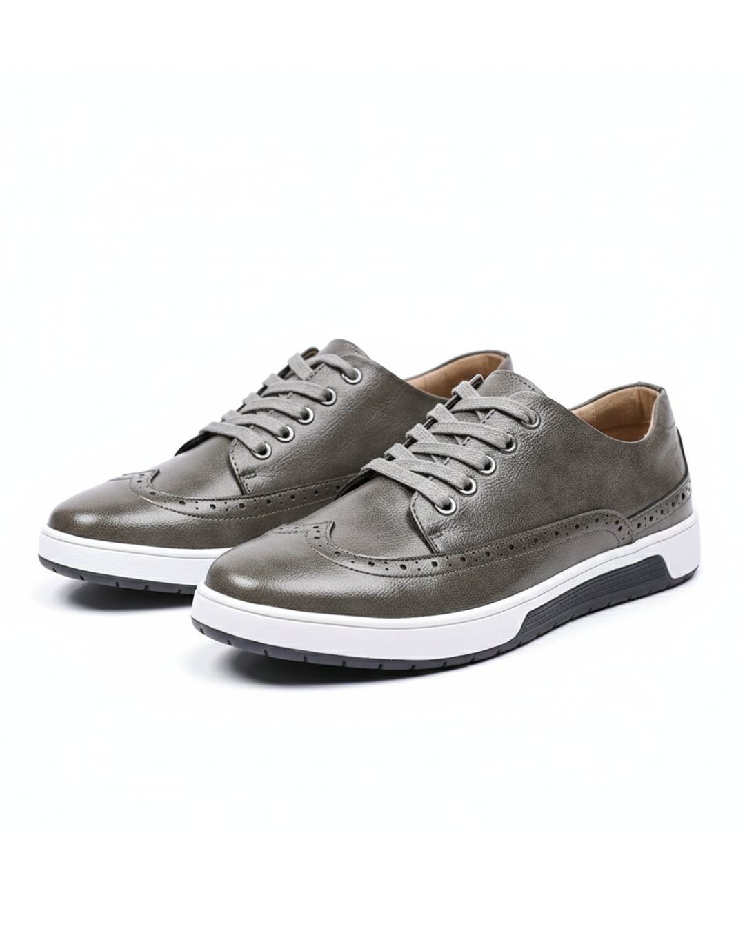 Brogue-Style Comfort Sneakers for Men
