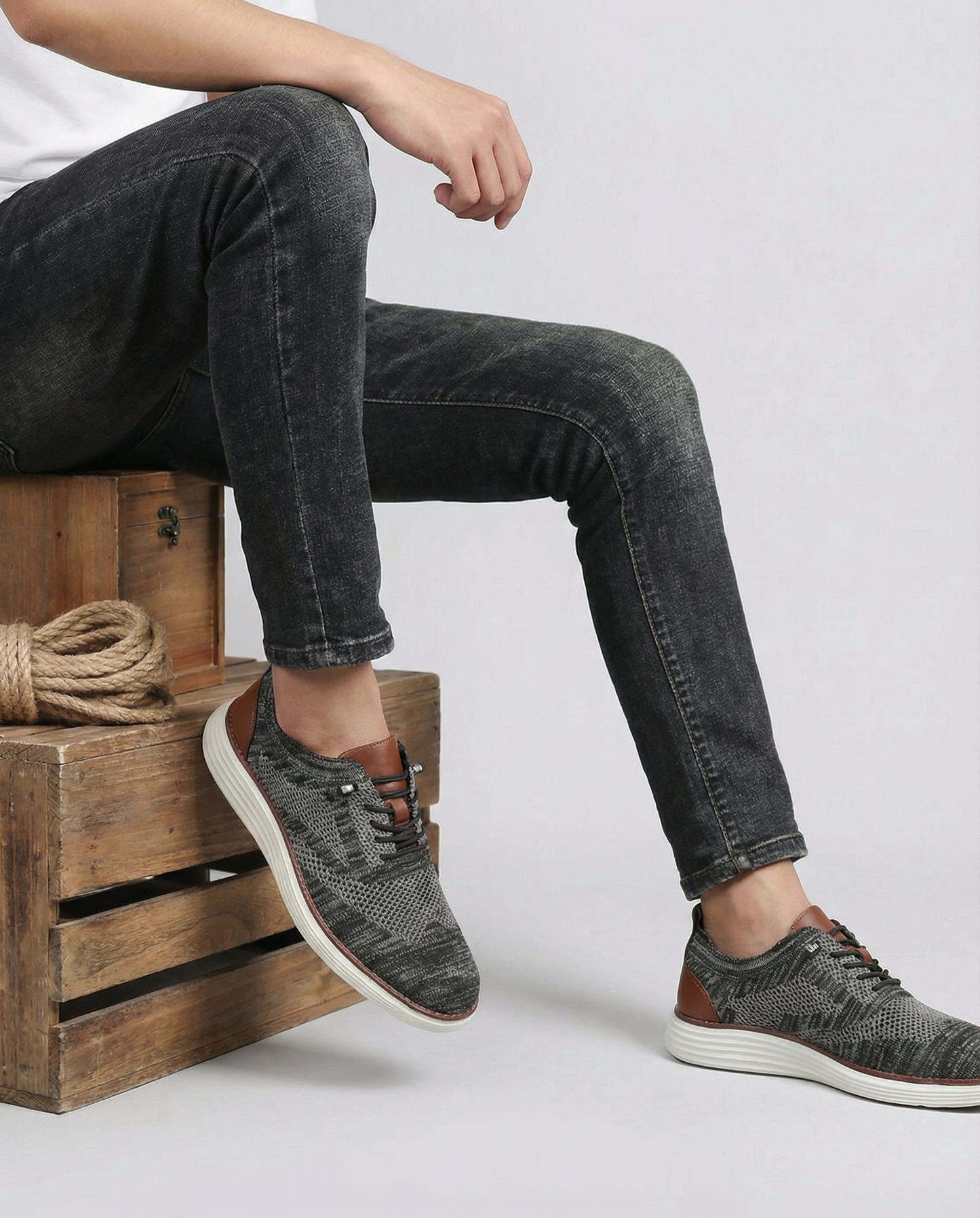 Men's Lightweight Urban Knit Comfort Shoes