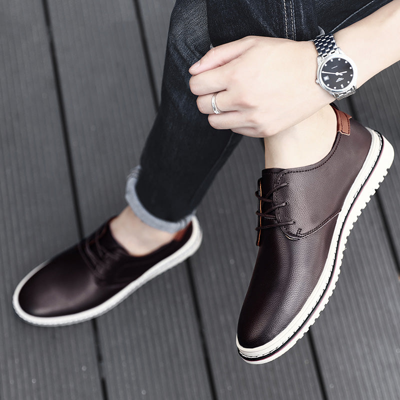 Men's Modern Lace-Up Urban Loafers