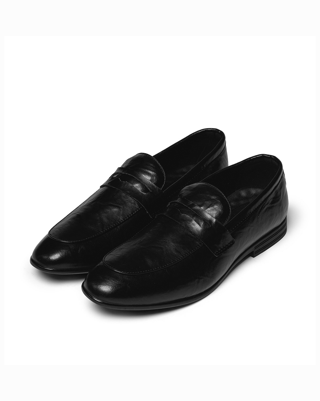 Men's Full-Grain Slip-On Verona Loafers with Pointed Toe
