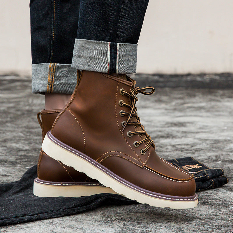 Men's Waterproof Casual Chukka Boots for Outdoor Adventures