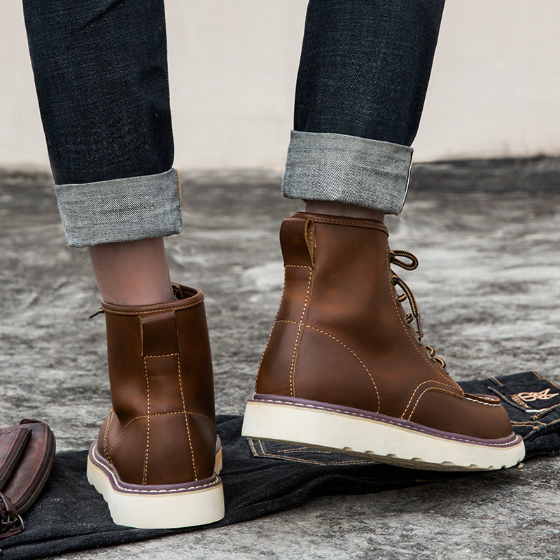 Men's Waterproof Casual Chukka Boots for Outdoor Adventures