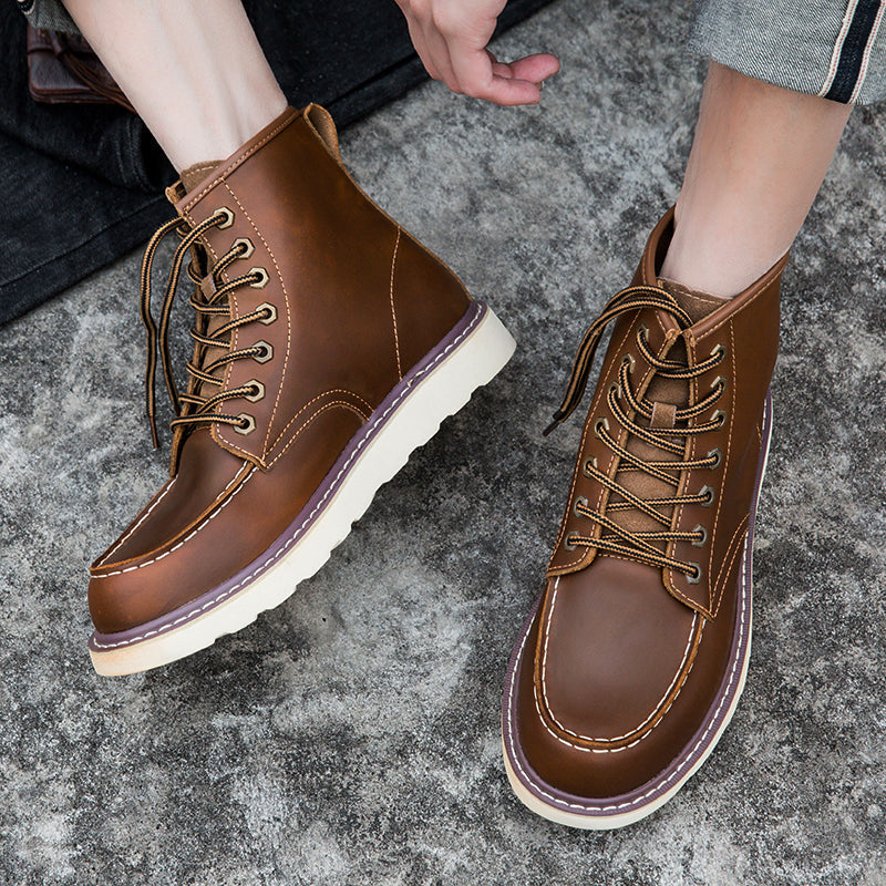 Men's Waterproof Casual Chukka Boots for Outdoor Adventures