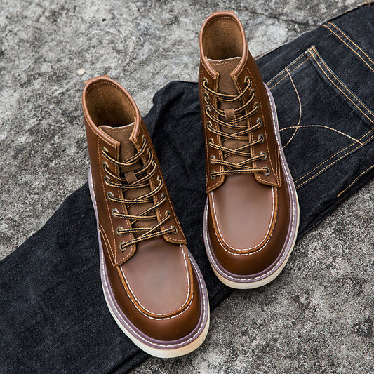 Men's Waterproof Casual Chukka Boots for Outdoor Adventures
