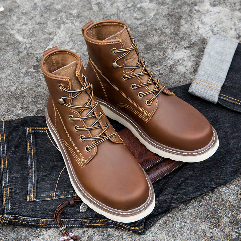 Men's Waterproof Casual Chukka Boots for Outdoor Adventures