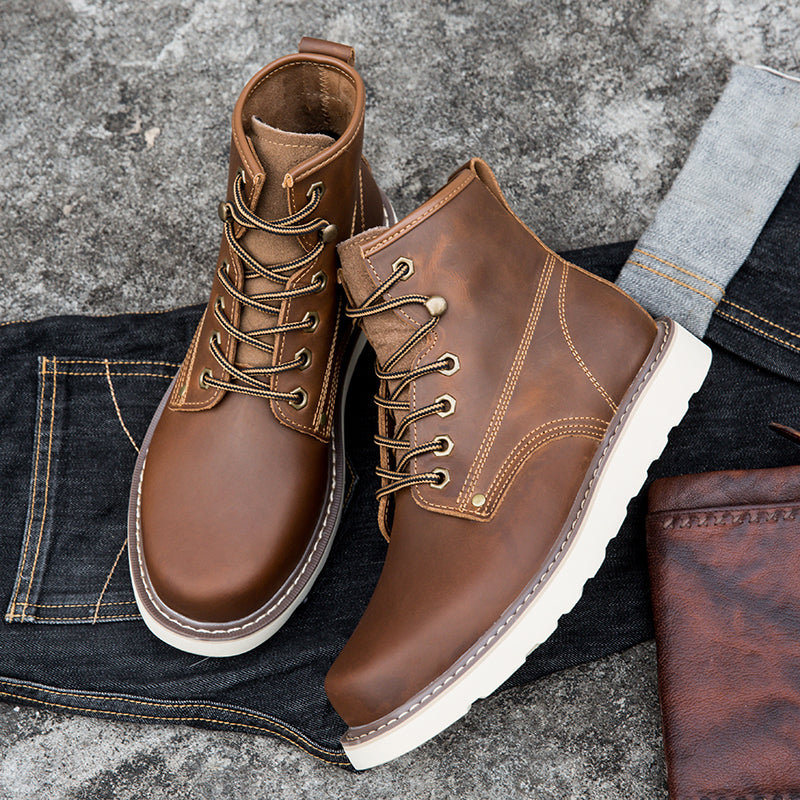 Men's Waterproof Casual Chukka Boots for Outdoor Adventures