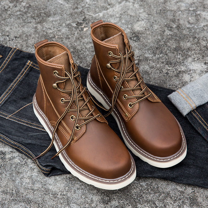 Men's Waterproof Casual Chukka Boots for Outdoor Adventures