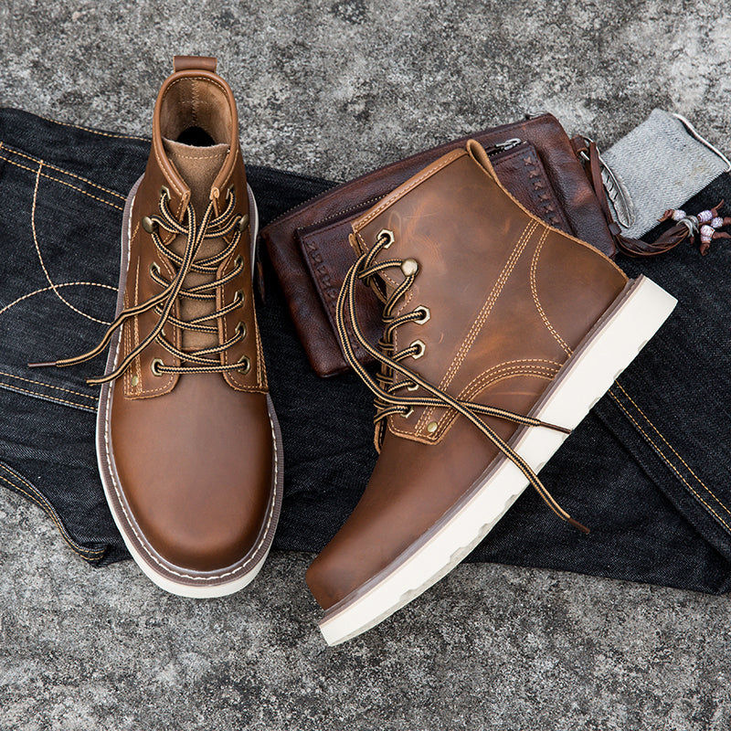 Men's Waterproof Casual Chukka Boots for Outdoor Adventures