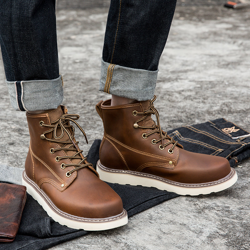 Men's Waterproof Casual Chukka Boots for Outdoor Adventures