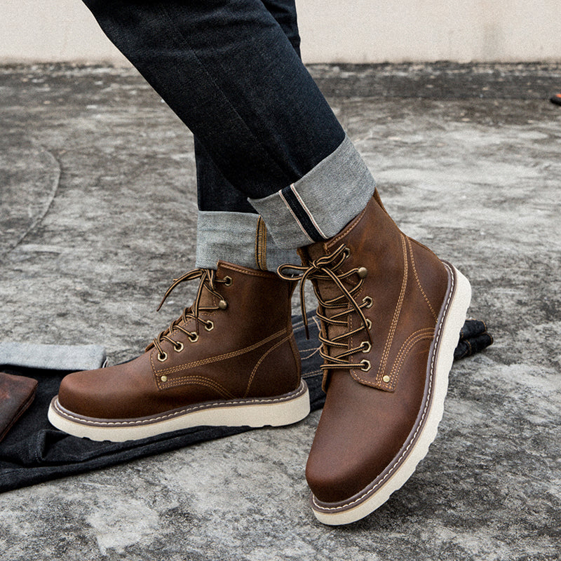 Men's Waterproof Casual Chukka Boots for Outdoor Adventures