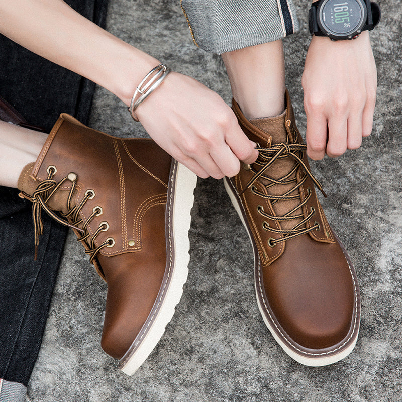 Men's Waterproof Casual Chukka Boots for Outdoor Adventures