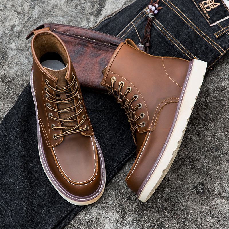 Men's Waterproof Casual Chukka Boots for Outdoor Adventures