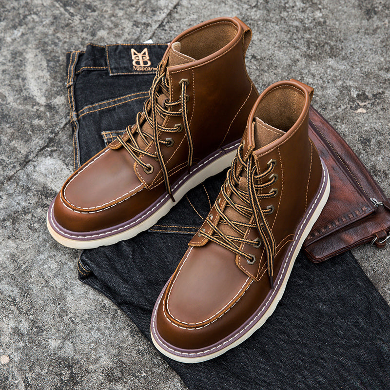 Men's Waterproof Casual Chukka Boots for Outdoor Adventures