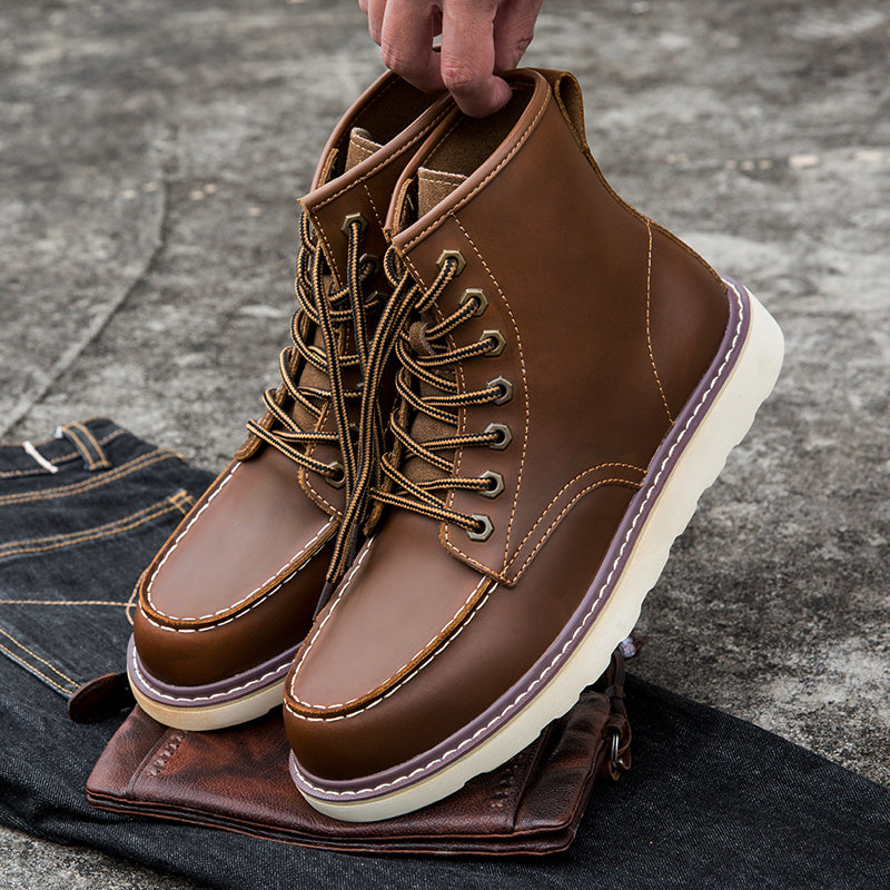 Men's Waterproof Casual Chukka Boots for Outdoor Adventures