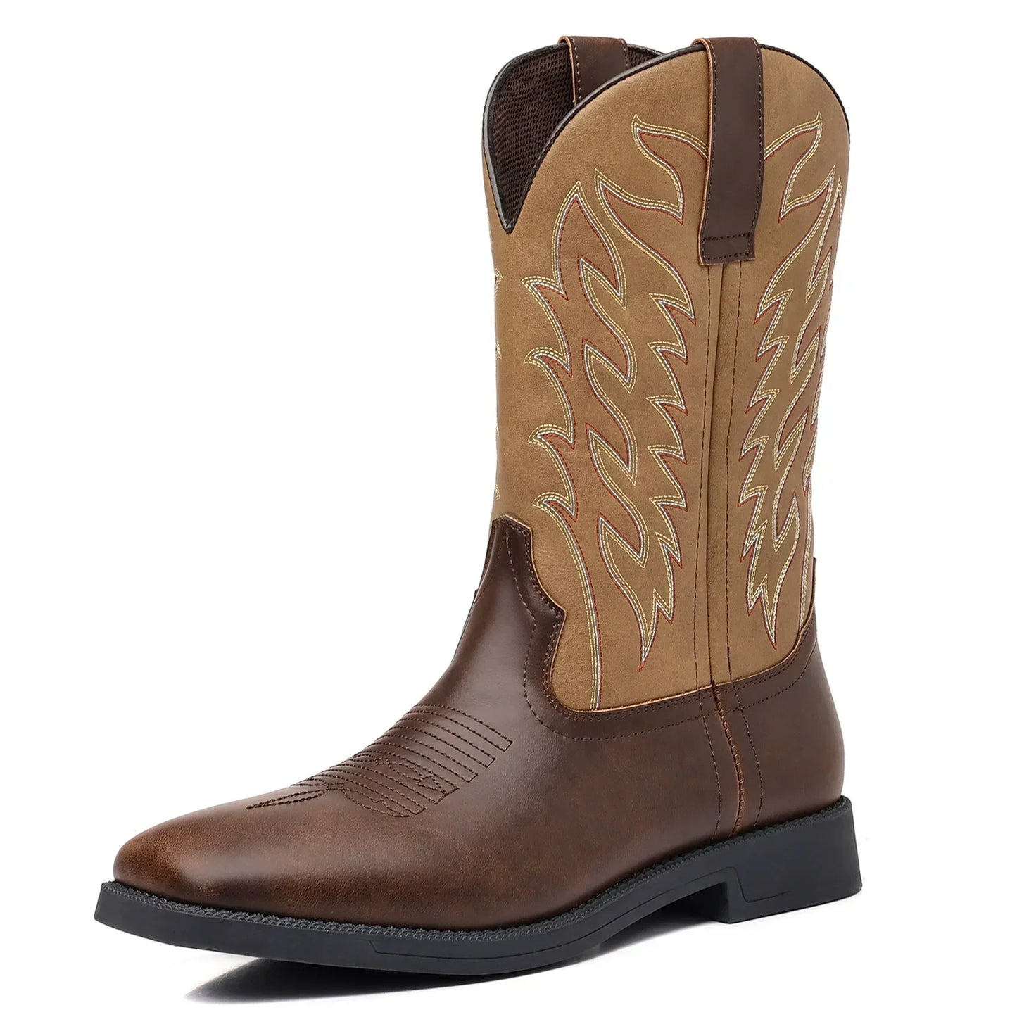 Men's Premium Leather Western Cowboy Boots