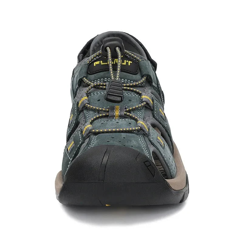 Men's Waterproof Closed-Toe Hiking Sandals for Summer Adventures