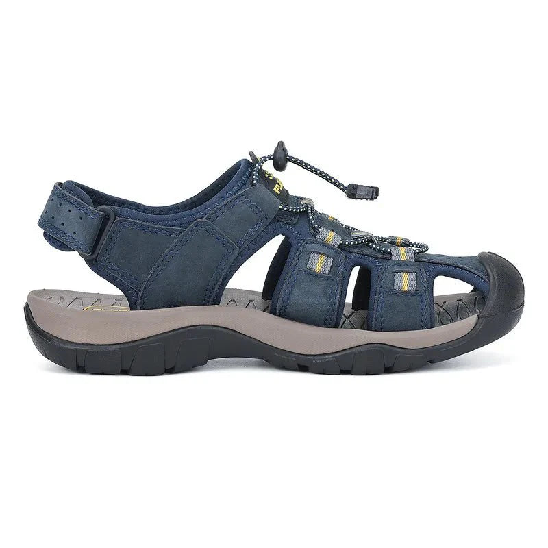 Men's Waterproof Closed-Toe Hiking Sandals for Summer Adventures