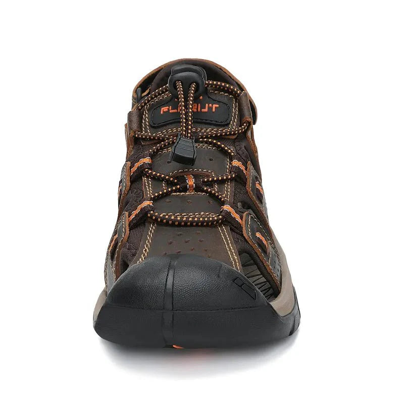 Men's Waterproof Closed-Toe Hiking Sandals for Summer Adventures