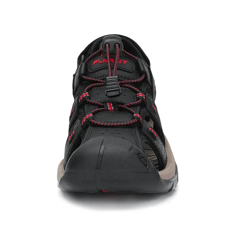 Men's Waterproof Closed-Toe Hiking Sandals for Summer Adventures