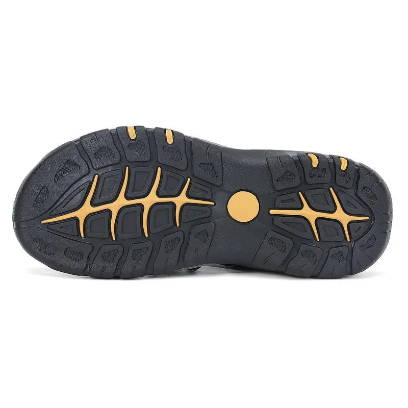 Men's Waterproof Closed-Toe Hiking Sandals for Summer Adventures