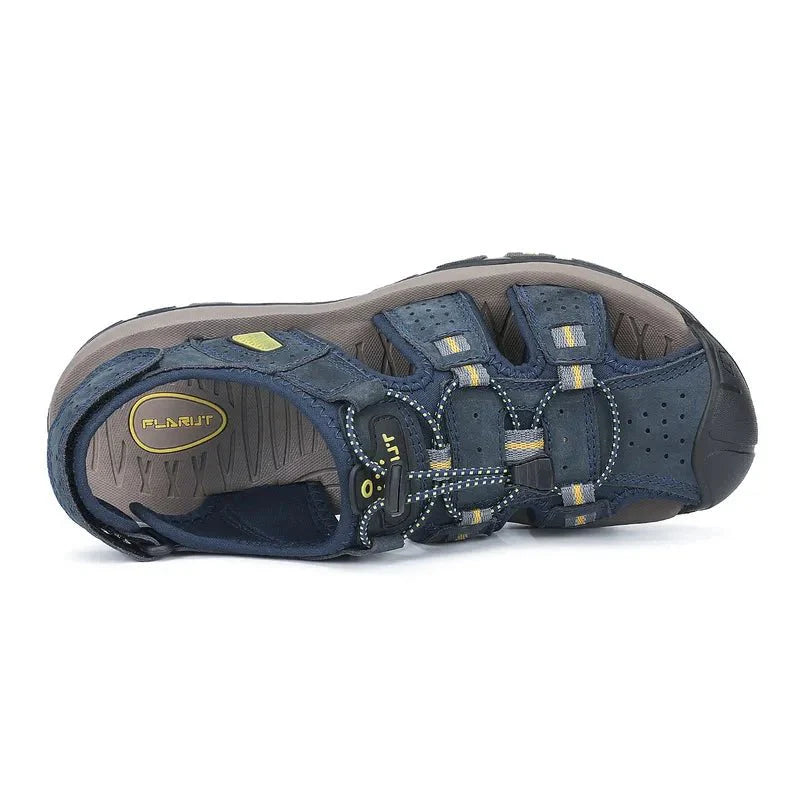 Men's Waterproof Closed-Toe Hiking Sandals for Summer Adventures